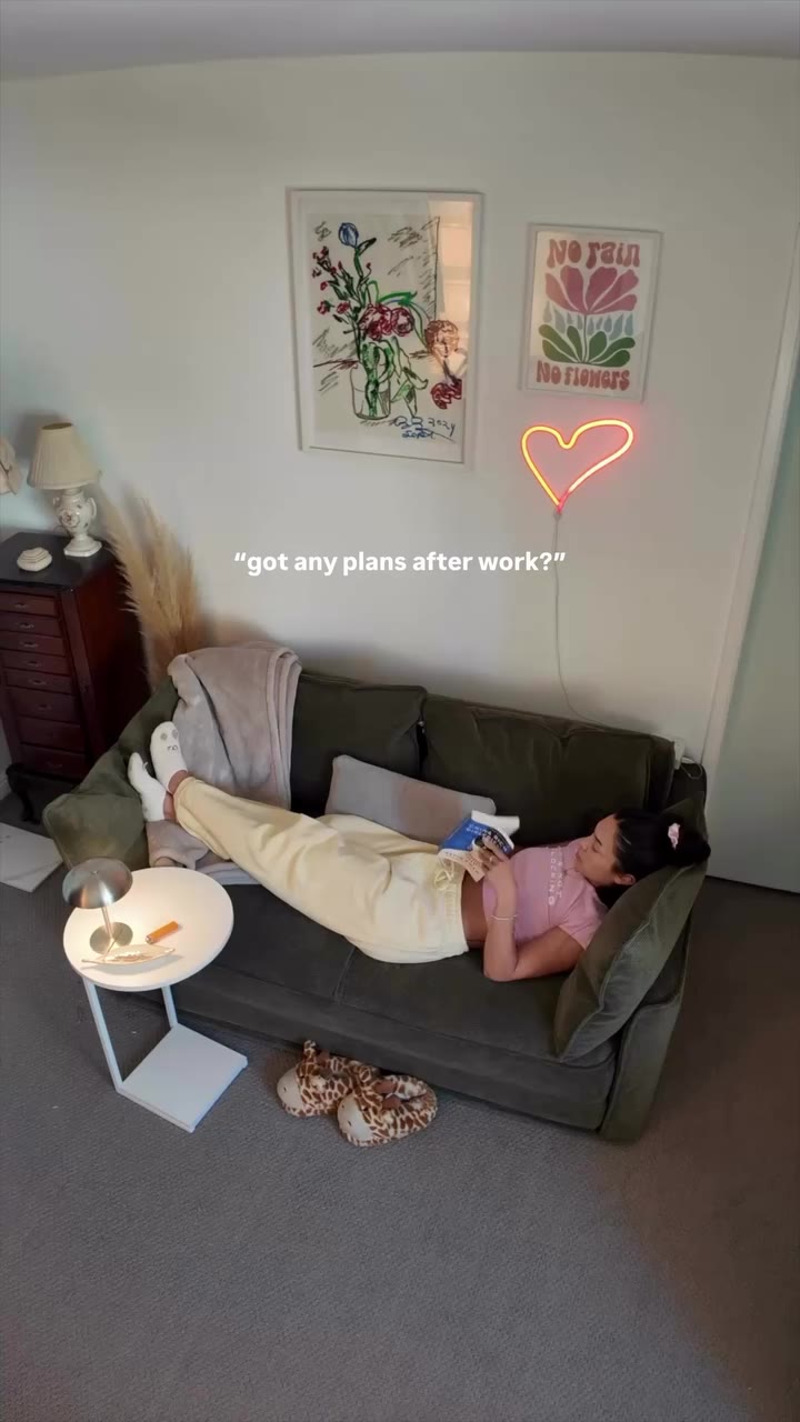 very huge, very important plans🤪🤍⚖️☕️ sofa couch from @koala.usa 🪴…