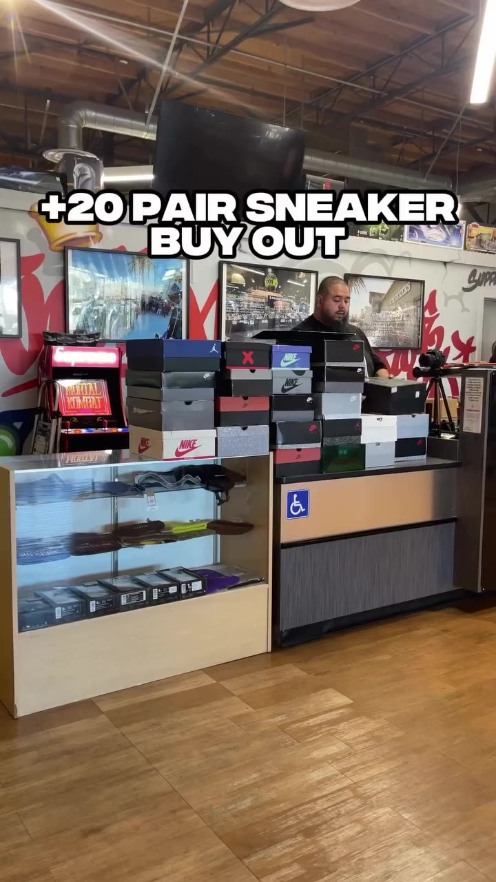 We Buy Sneakers All Day! New or used, 1 or 1000 pairs. Bring them by the shop…