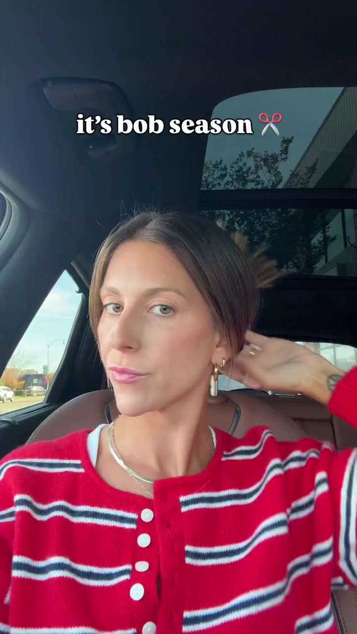 The bob is back 💇🏻‍♀️ ✂️ @jenn_chezelle #shorthair #shortbob