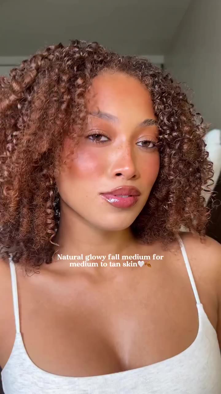 Glowy natural fall beat for my medium to tan skin baddies😚 Full in depth…