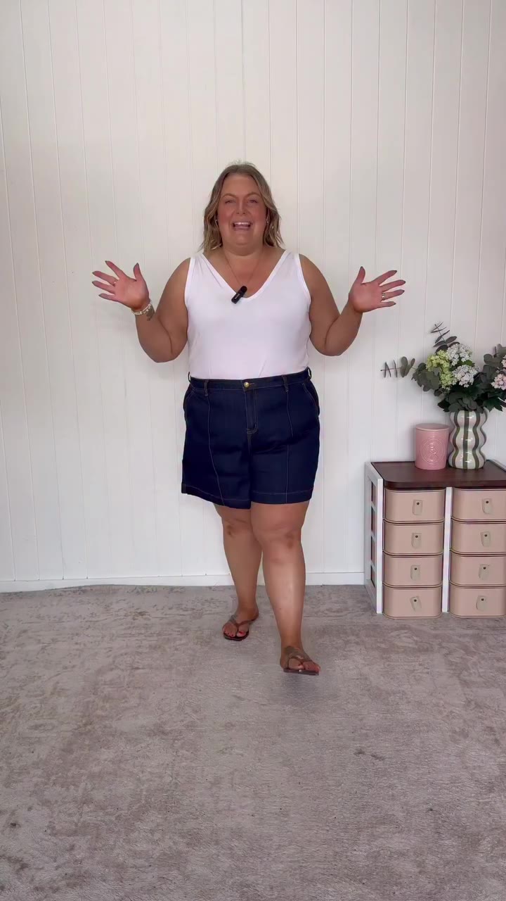 I have found a pair of denim shorts that don’t ride up!! The Lainey Denim…