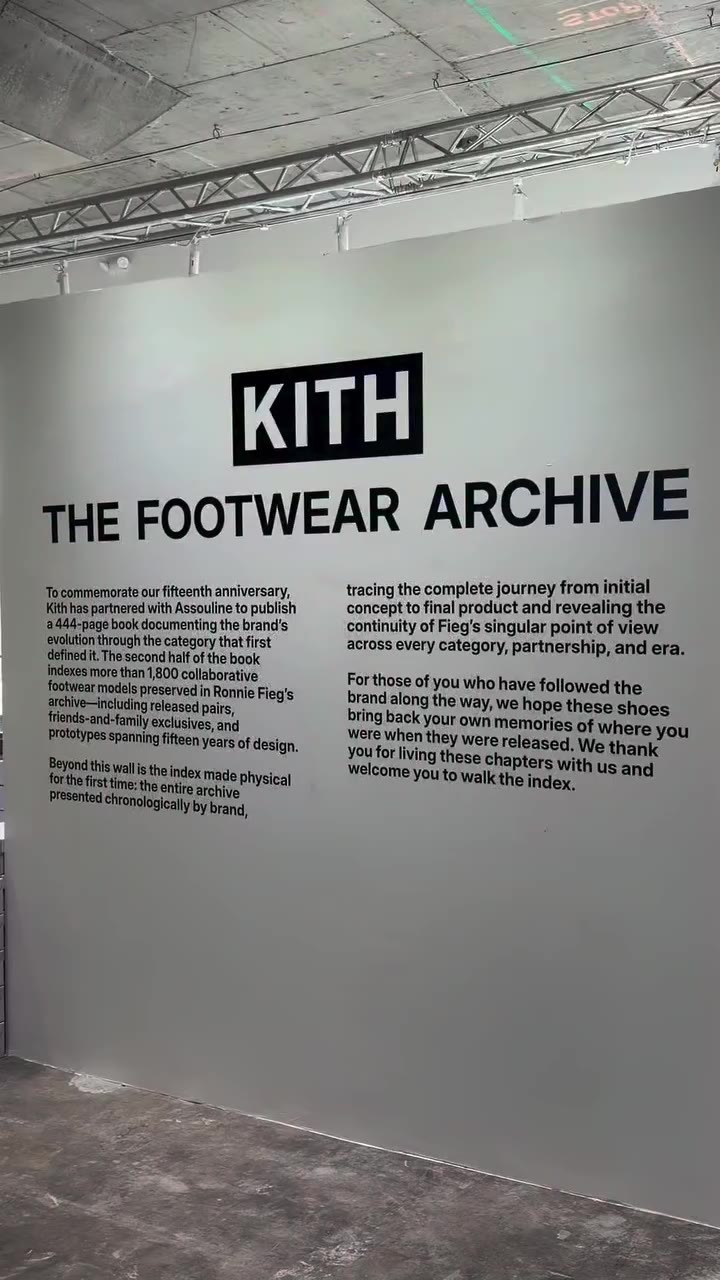 The vault is stacked 👟 As @kith prepare to celebrate their 15th anniversary…