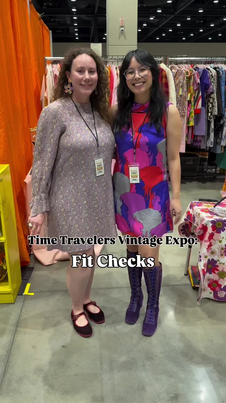 Attendee style at Time Travelers Vintage Expo! Which look is your fav? 👀 If…