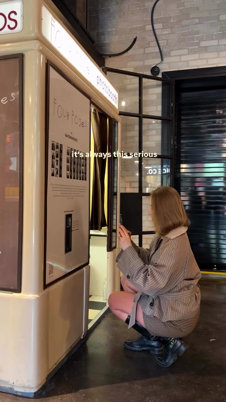never passing up a photobooth in Toronto 🎞️🤎 @fourposesphotobooth