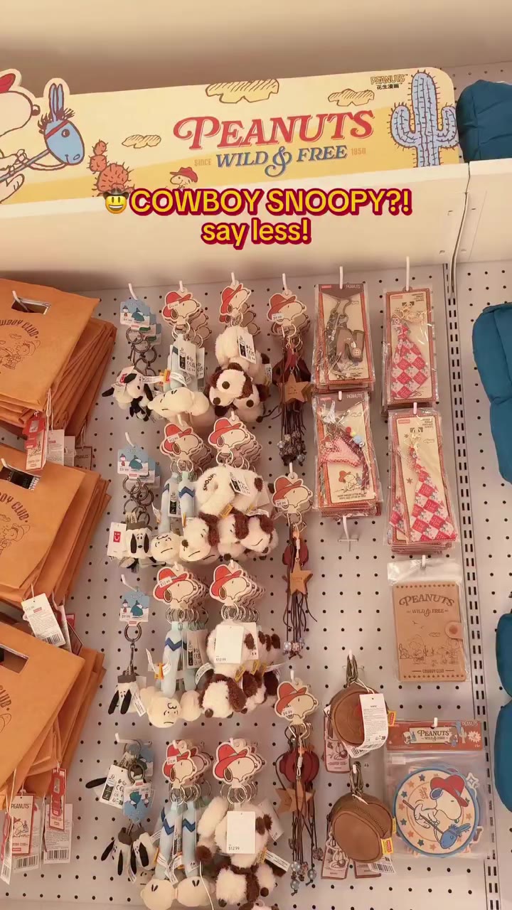 ✨🐮 NEW SNOOPY ITEMS🐮✨ The Snoopy Cowboy Collection just dropped at MINISO!…