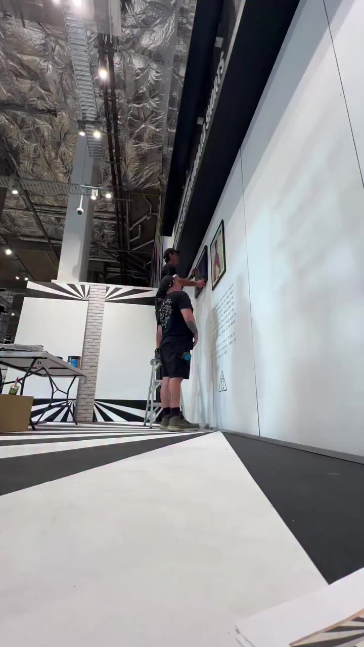 Last nights gallery installation for the @billabong_australia Andy Irons…