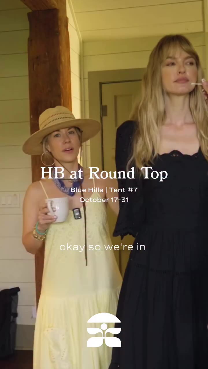 We’re packing our bags and heading to Round Top and we’d love for you to join…