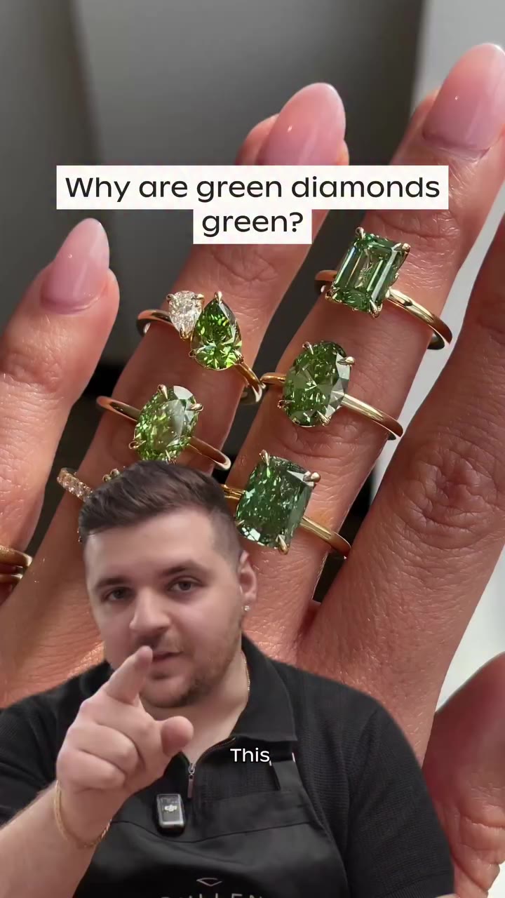 How are green diamonds actually made?💎 Join our expert jeweller, Christian…