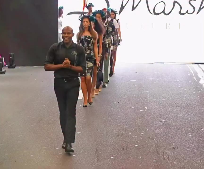 Closing the D’Marsh Couture show at Philly Fashion Week alongside Glenroy…