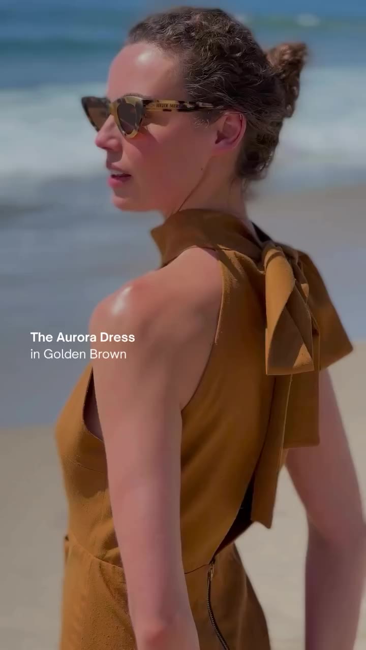 Ready for dinners and elegant evenings. The Aurora Dress. Simple. Chic. Now…