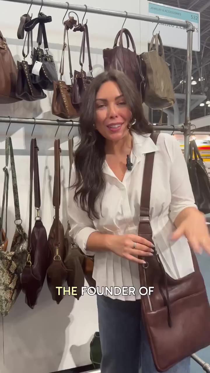 Loving Alta, a stunning crossbody for fall, shown straight from our show…