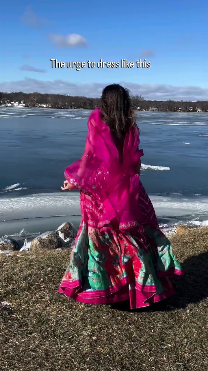 Living abroad, but the urge to dress like this is REAL 🫶🏻 Lehenga…