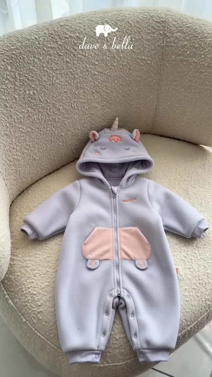 One romper, eight little characters 🐨🐧 Soft fleece, easy zip up, and a whole…