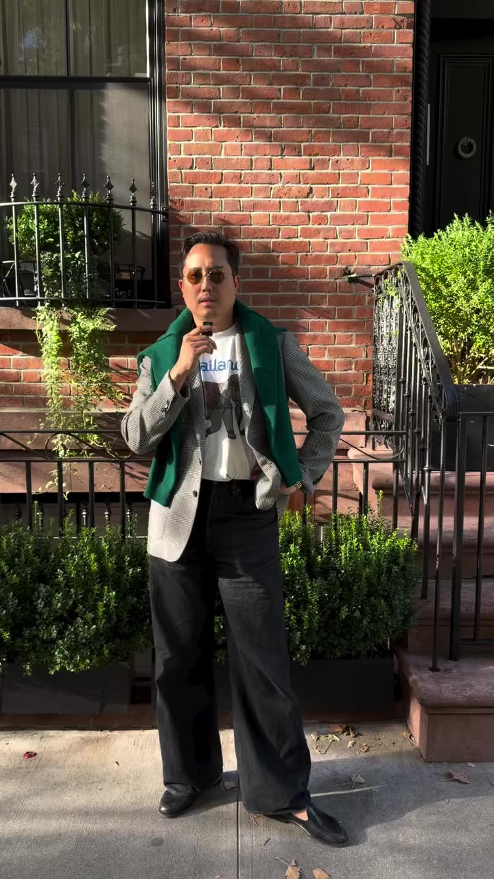 NYC fit check with Guy. Today is the second day of fall in NYC, I’ve got on a…
