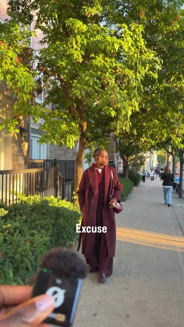 I saw this fine young man in a EXCELLENT outfit I had to ask him what makes…