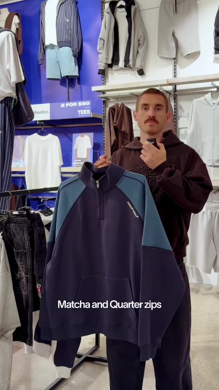 Matcha & Quarter Zips? We're there 🤫 Christian our Senior Graphic Designer…