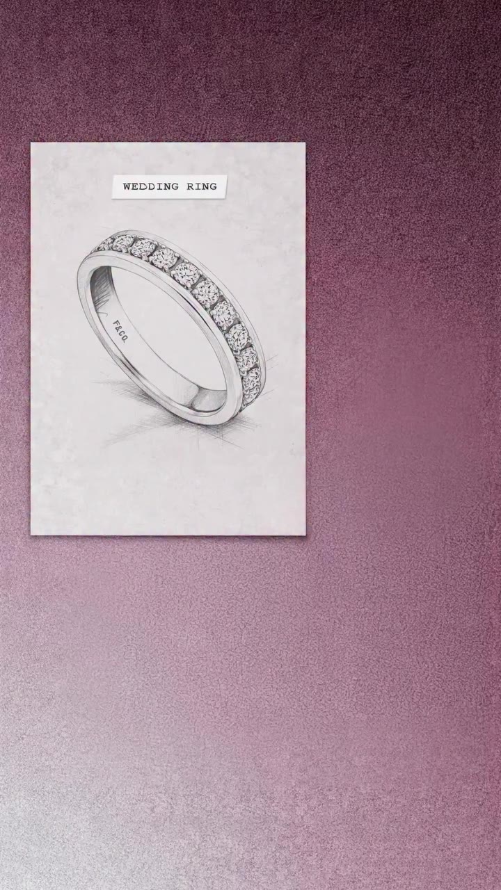 The sacred beginning of your forever, wedding rings. A lifetime promise…