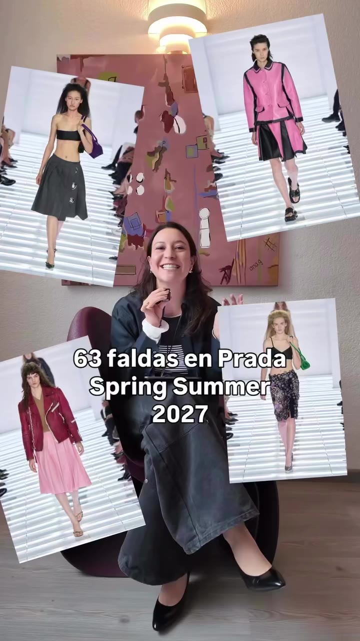 63 faldas en @prada Spring Summer 2027