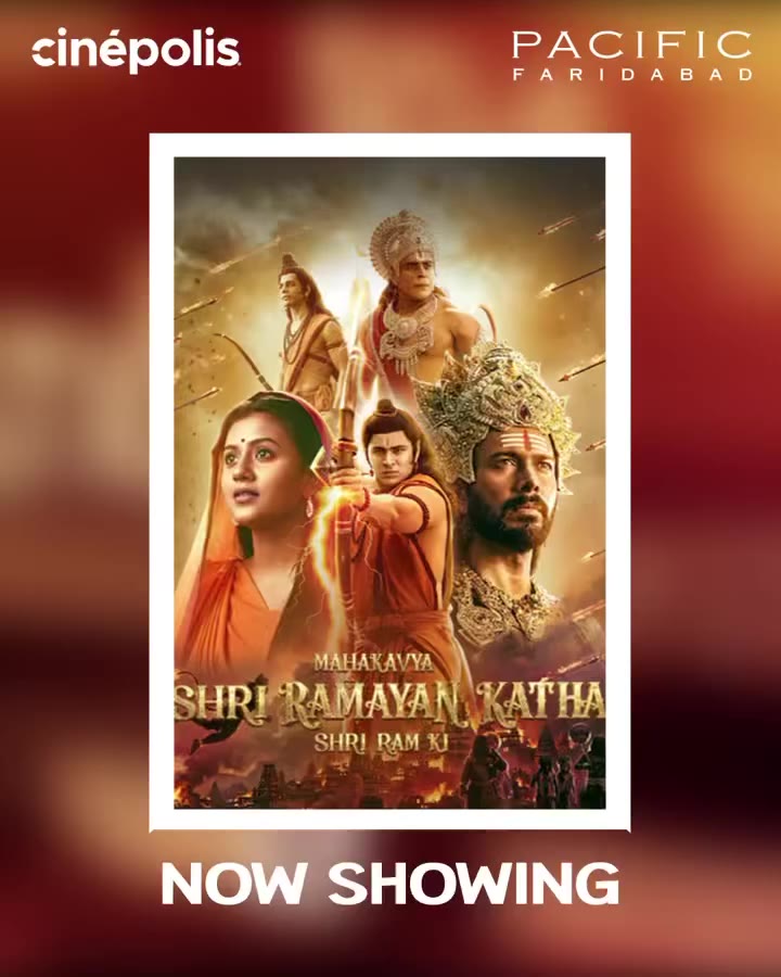 🎬 A WEEKEND MADE FOR THE BIG SCREEN Screening: Mahakavya Shri Ramayana Katha…