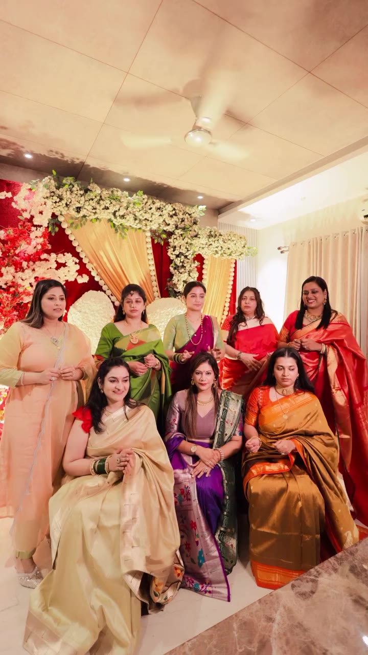 From mehfil to mahotsav — celebrating Bappa the Maharani way! 🙏👑…