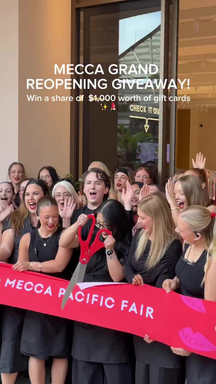 MECCA is back and we’re celebrating with $1,000 worth of MECCA gift cards. 💄✨…