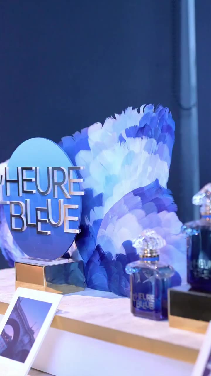 Une belle soirée avec @guerlain 💙 The launch of L'heure Bleue Eu de Parfum…