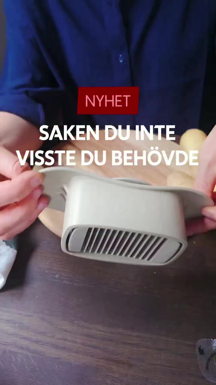 Alla älskar hasselbackspotatis. Ingen älskar att skära hasselbackspotatis 😅🥔…