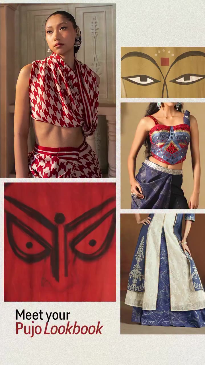 There’s a look for every plan on your calendar. From Anjali to Ashtami bhog…