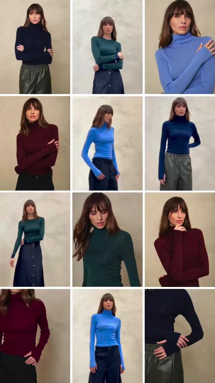 Your autumn wardrobe called. It wants a little colour. Two new 100% Ultrafine…