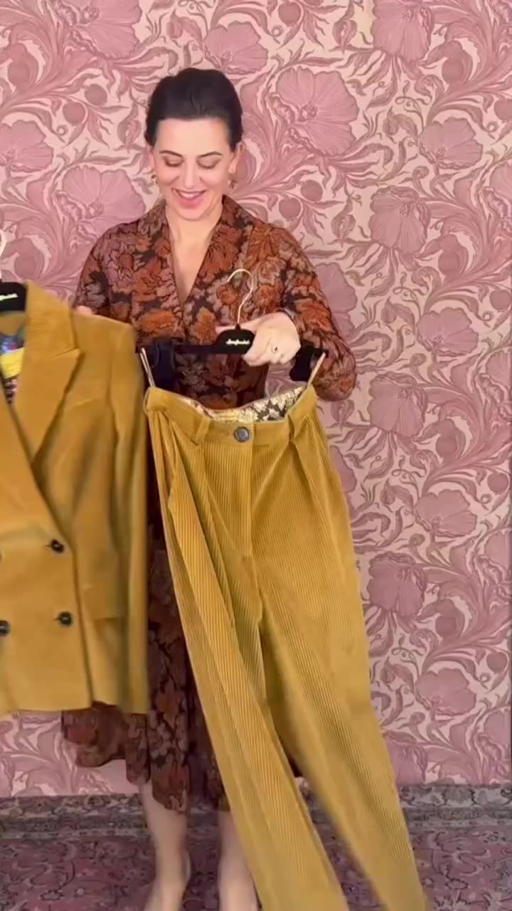 Lena Presents a corduroy suit. The Anderson Jacket and Anderson Pants take…