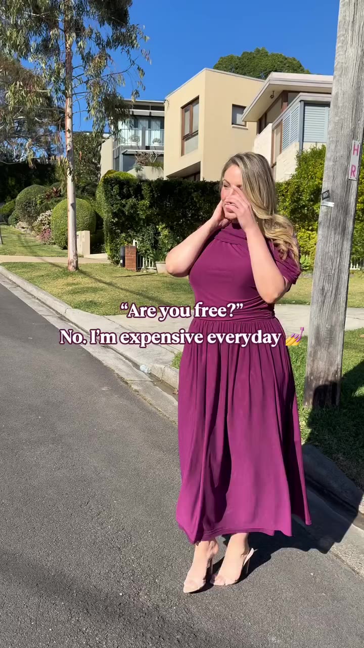 And that's on knowing your worth! 🦋 Chelseas's wearing our Natalia Maxi Off…