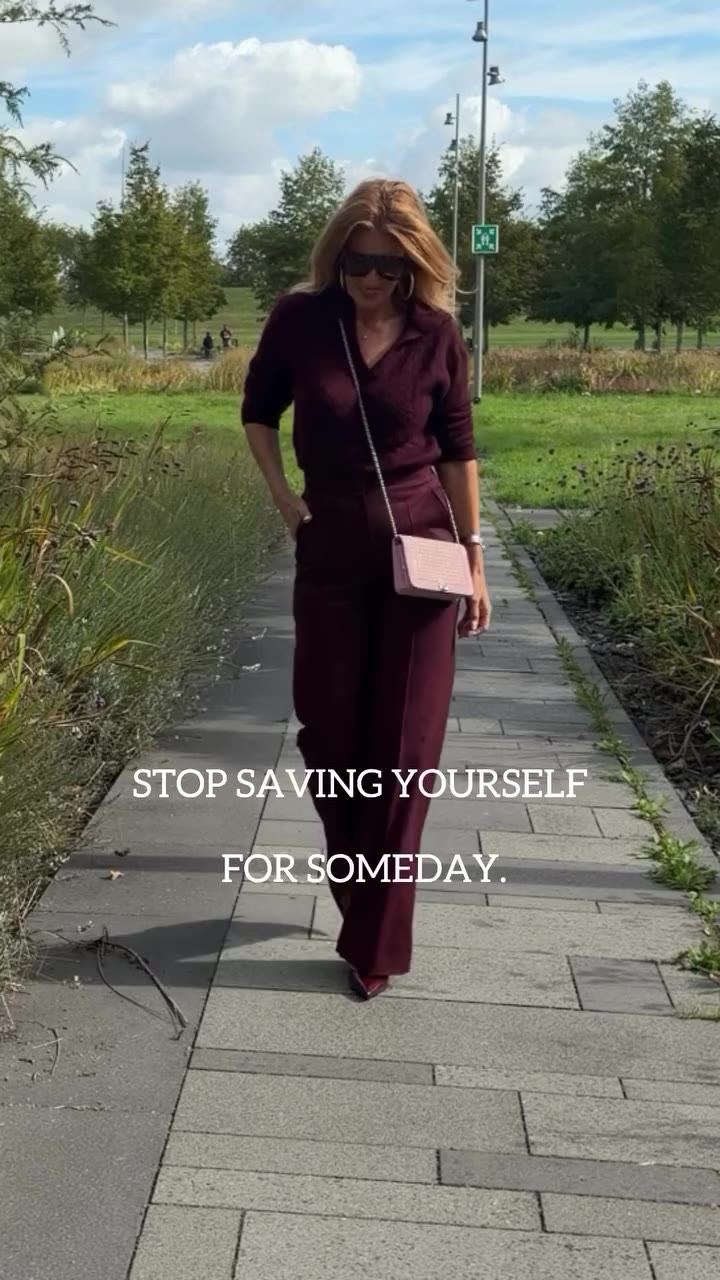 Stop saving yourself for someday. Someday is today! ❤️ I’m 57, and I’m making…