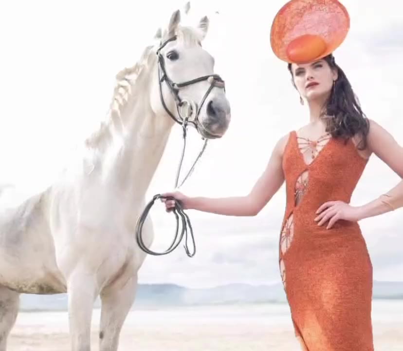 Something orange 🧡🧡🧡🧡 #knitwear #Irishfashion #orangedress…