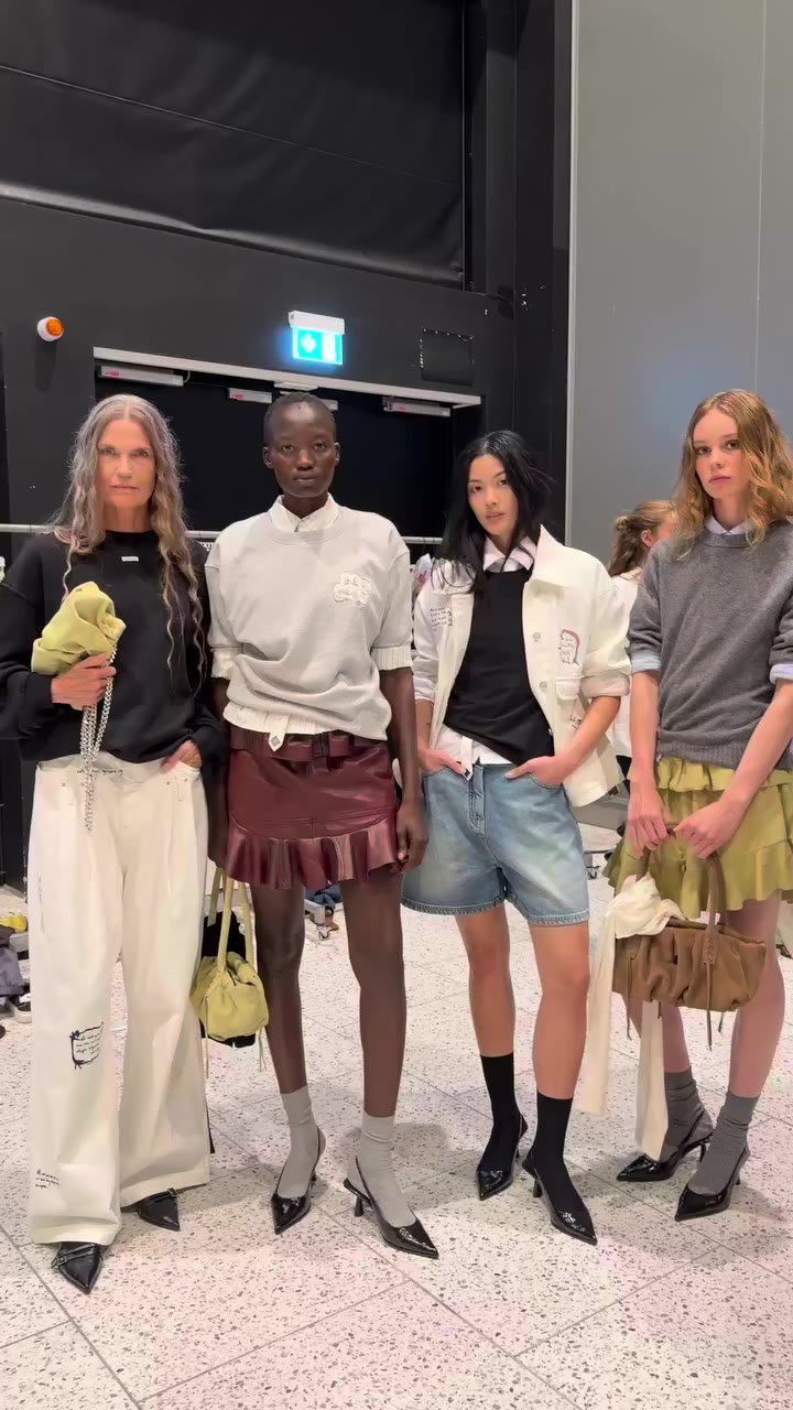 Backstage at @muntheofficial during Copenhagen Fashion Week SS27