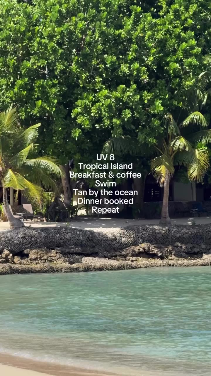 The only schedule we’re interested in 🌴