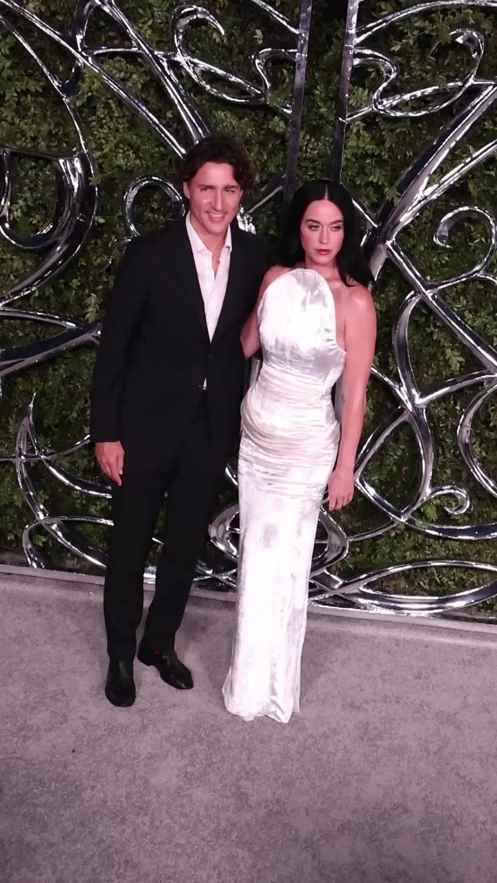 Katy Perry und Justin Trudeau bei der Eröffnung des Lucas Museum of Narrative…