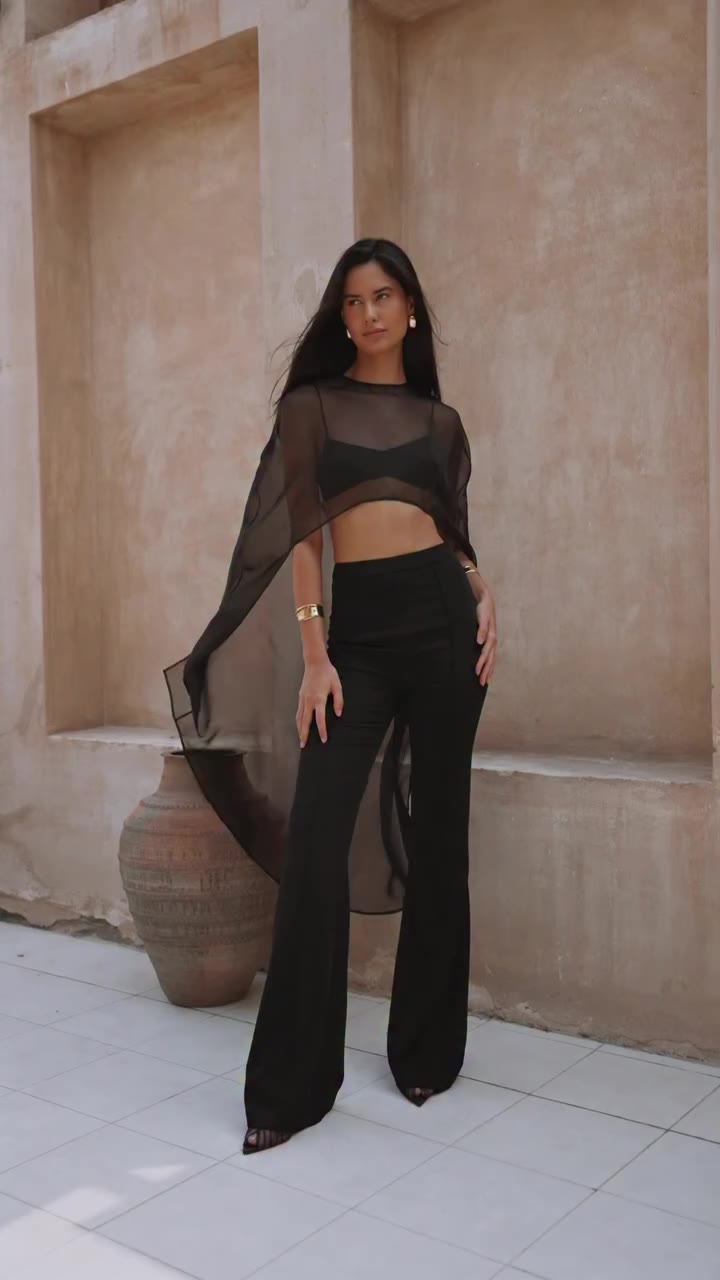 New In Sofia Cape Top & Sofia Mesh Bralette www.chiclefrique.com