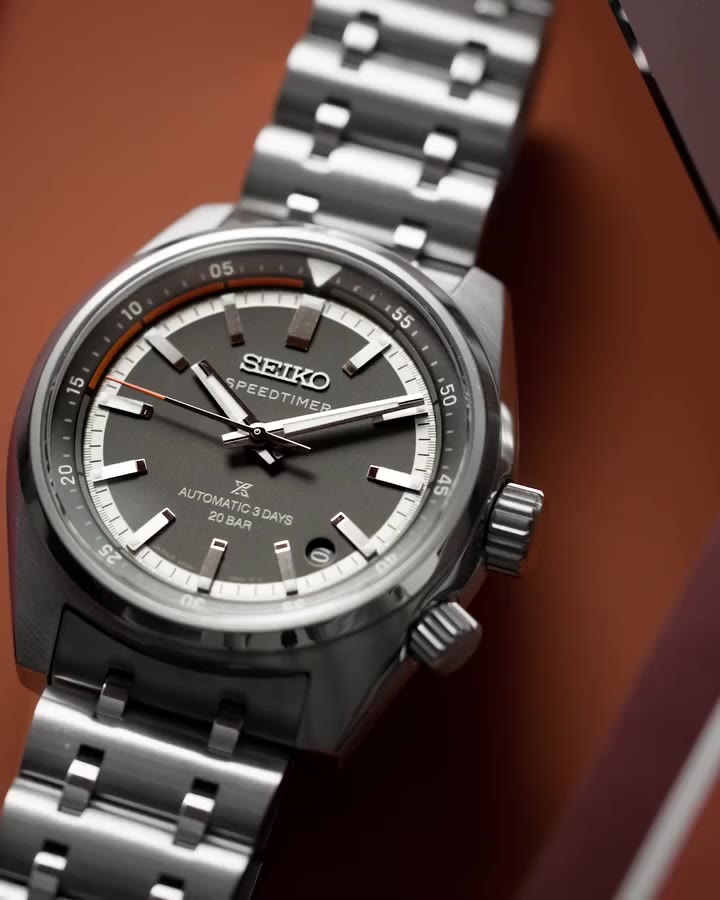 Seiko Prospex Speedtimer Mechanical A mechanical model with a countdown timer…