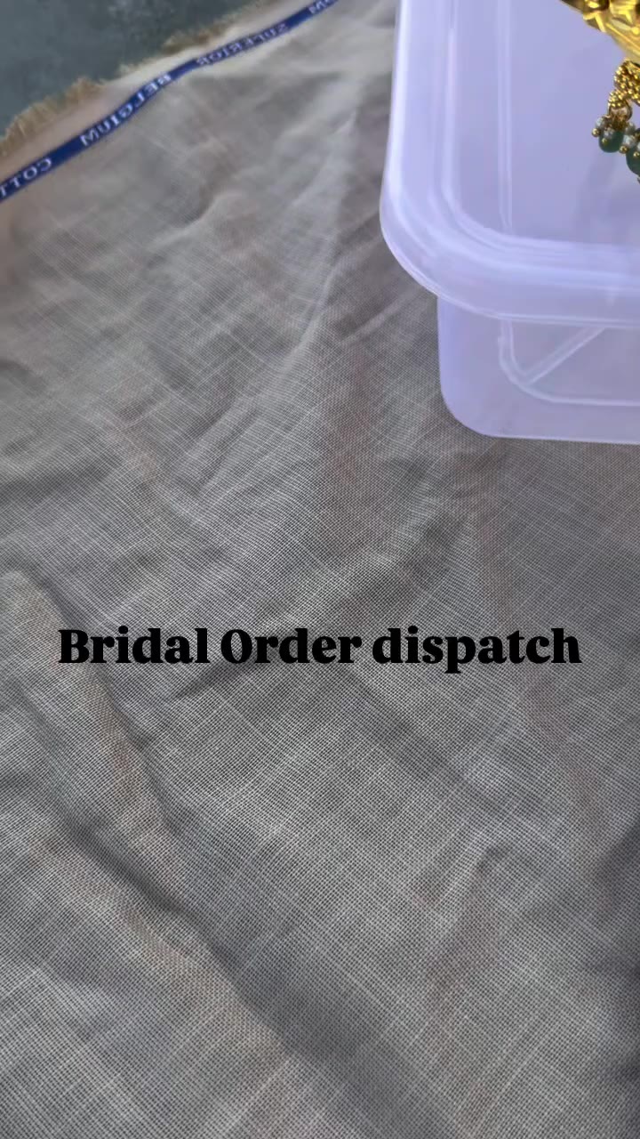 A happy bridal order dispatch ❤️🥰