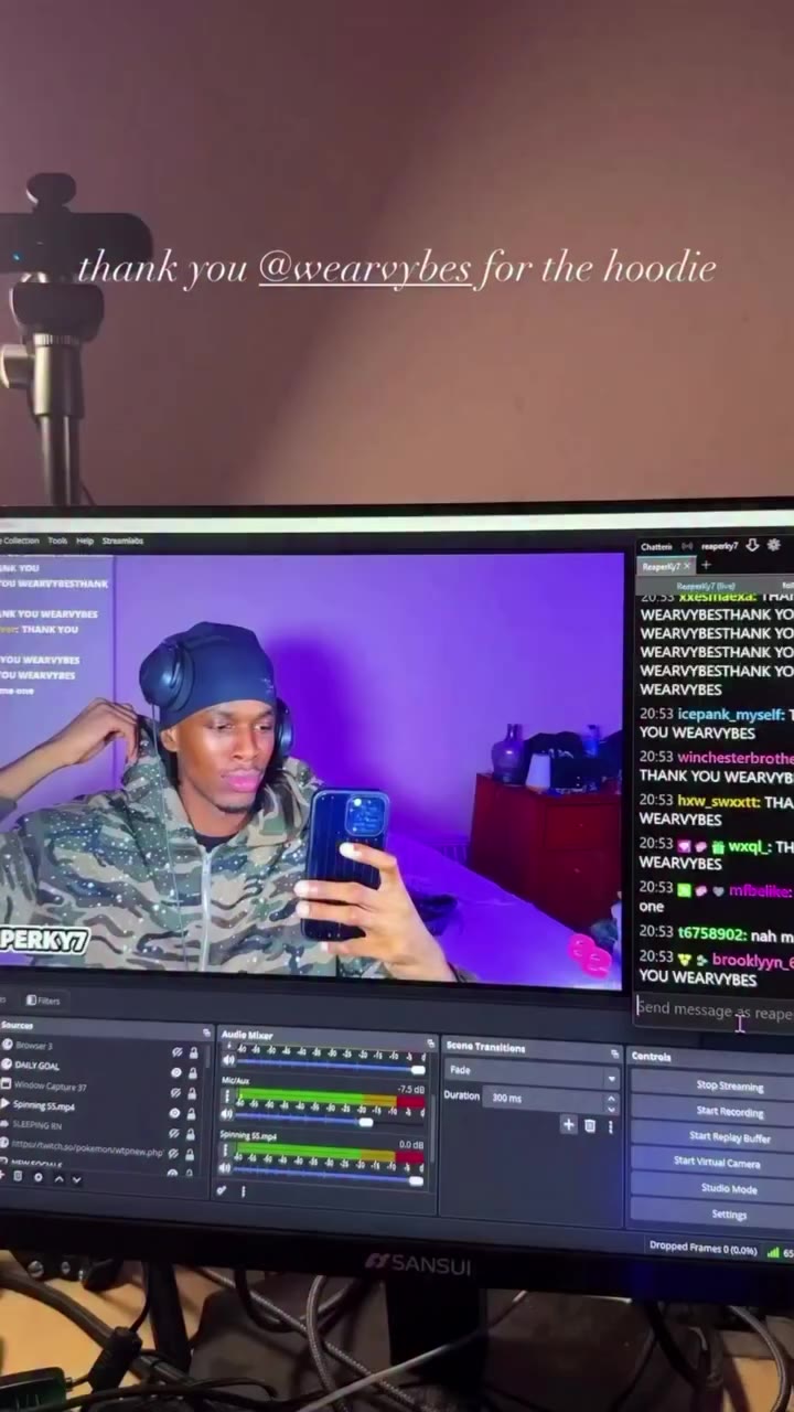 Someone discovered your hoodie in twitch and it became trending right away 👀…