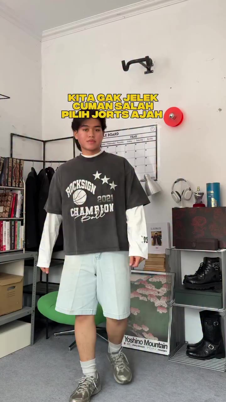 Bukan berarti jorts 3/4 jelek yah... tapi emg gw prefer jorts 7/8 semoga…