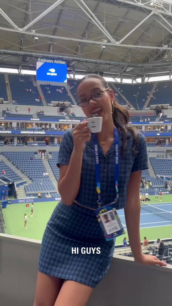 We couldn’t go to The US Open without stopping by the @lavazzausa suite to…