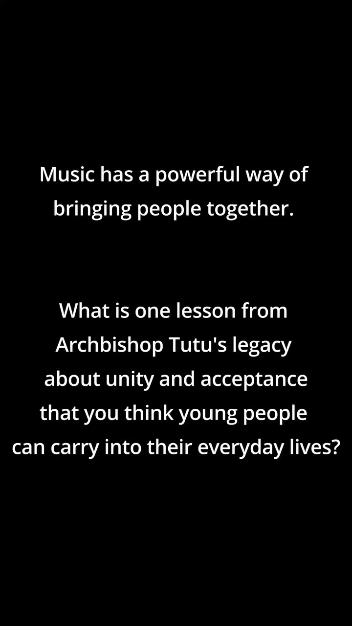 We asked @aux_womdantso: "What is one lesson from Archbishop Tutu’s legacy…