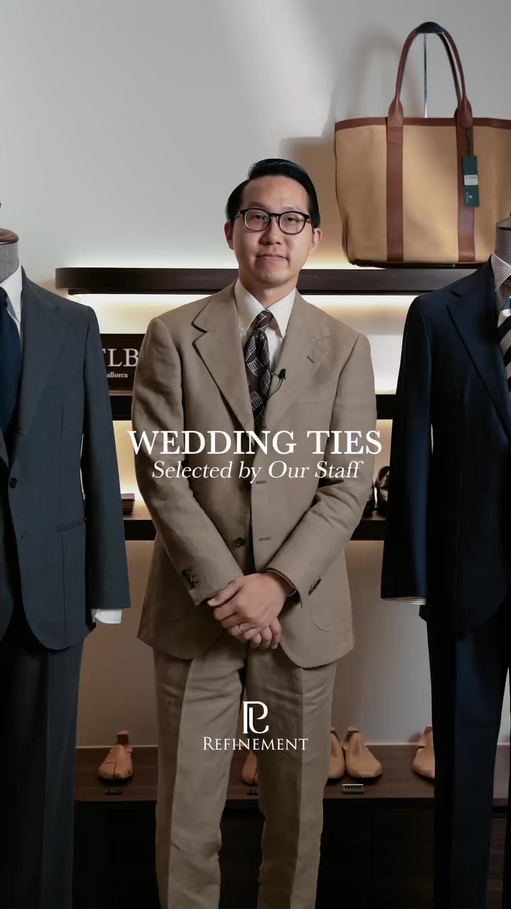 Choosing the right necktie for a wedding starts with understanding the setting…
