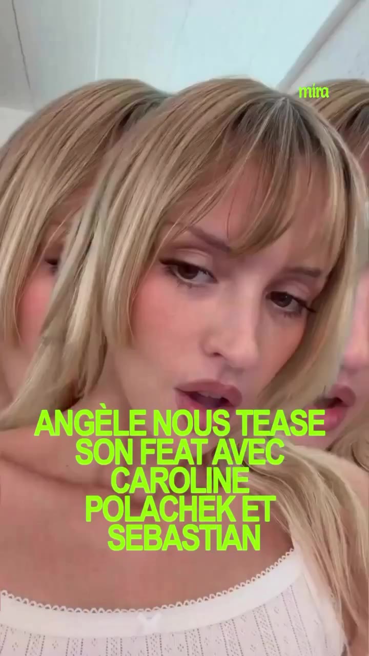 Angèle tease son prochain feat avec Caroline Polacheck et SebastiAn et c’est…