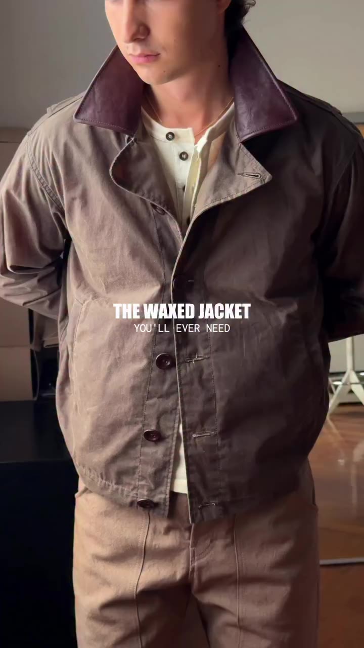 The only waxed jacket you’ll ever need 👀 #mensfashion #fashion #clothingbrand…