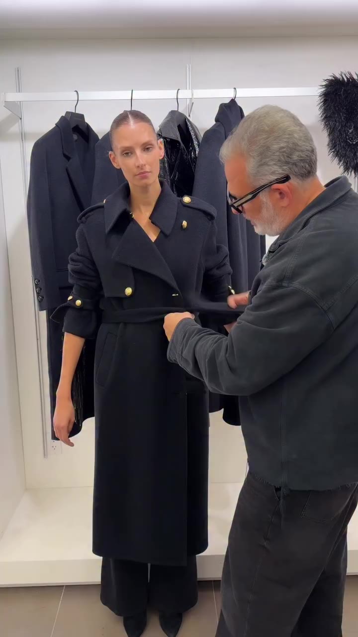 Coat Edition 🖤 Brooke Trench coat & Ashley Accessory #KobiHalperin #Coat…
