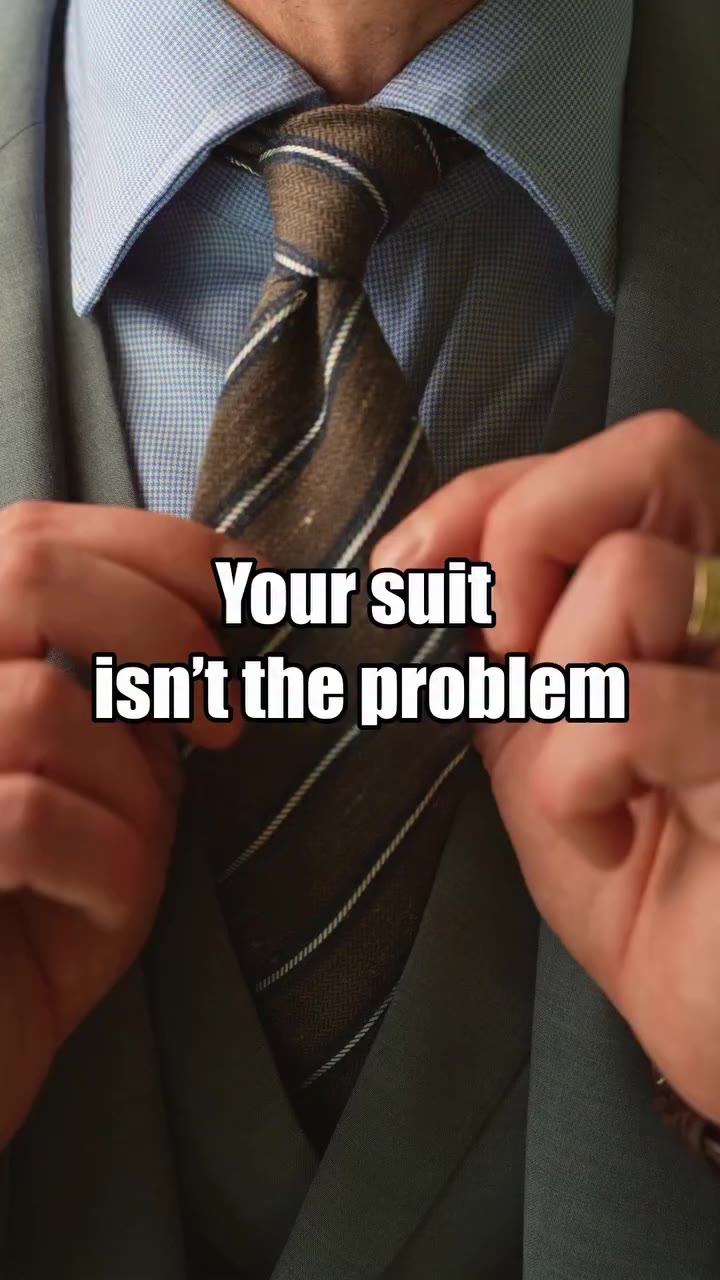 The problem isn’t the suit, it’s the tie! Knot it right! Featuring a tie from…