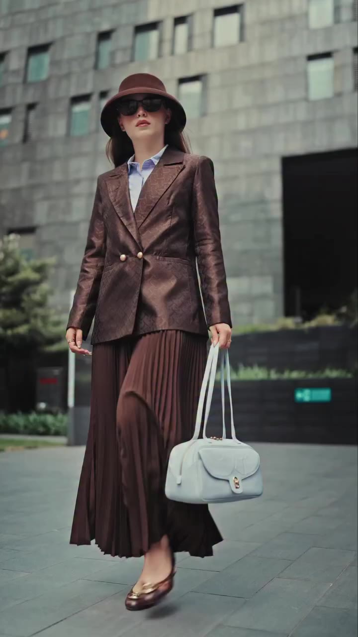 Cool energy with a chic point of view. This is how a statement look is done. …