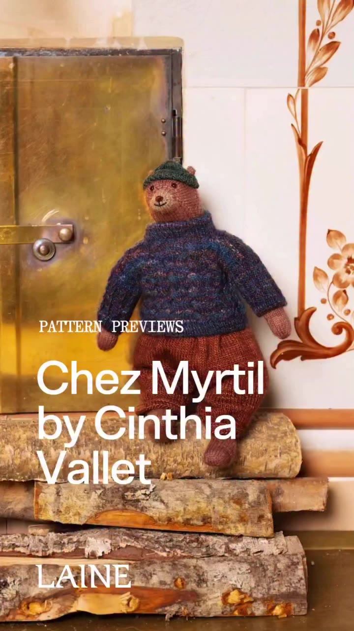 Chez Myrtil features patterns for 12 characterful knitted animals and their…